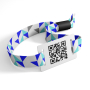 Polyester-Stoffarmbänder mit QR-Code