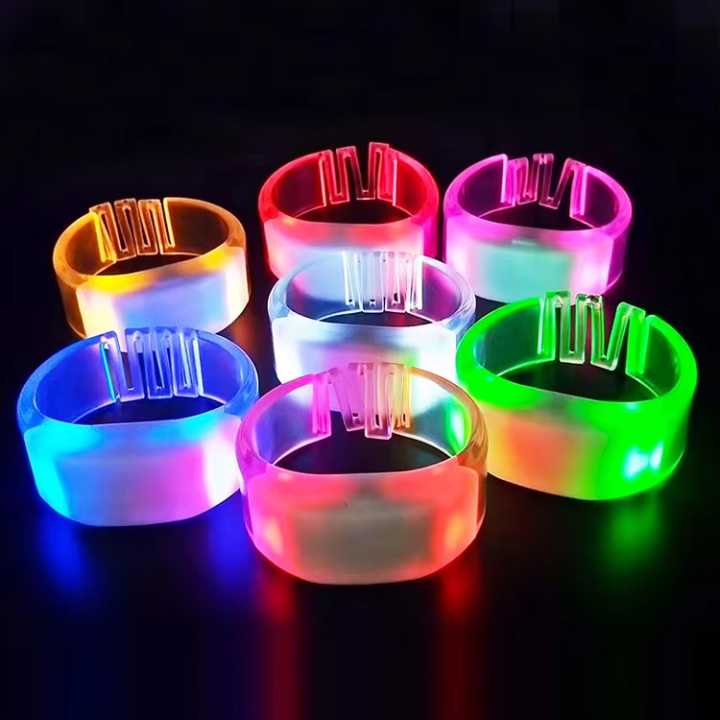 Leuchtende Armbänder mit 2 LEDs