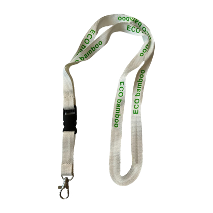 Bambus-Lanyard mit abnehmbarem Clip