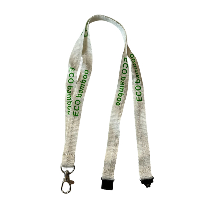 Bambus-Lanyard mit Sicherheitsverschluss