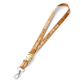 Kork-Lanyard mit abnehmbarem Clip